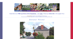 Desktop Screenshot of franceonyourown.com